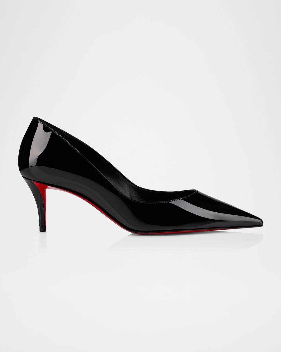 Miss Z Patent Red Sole Pumps
